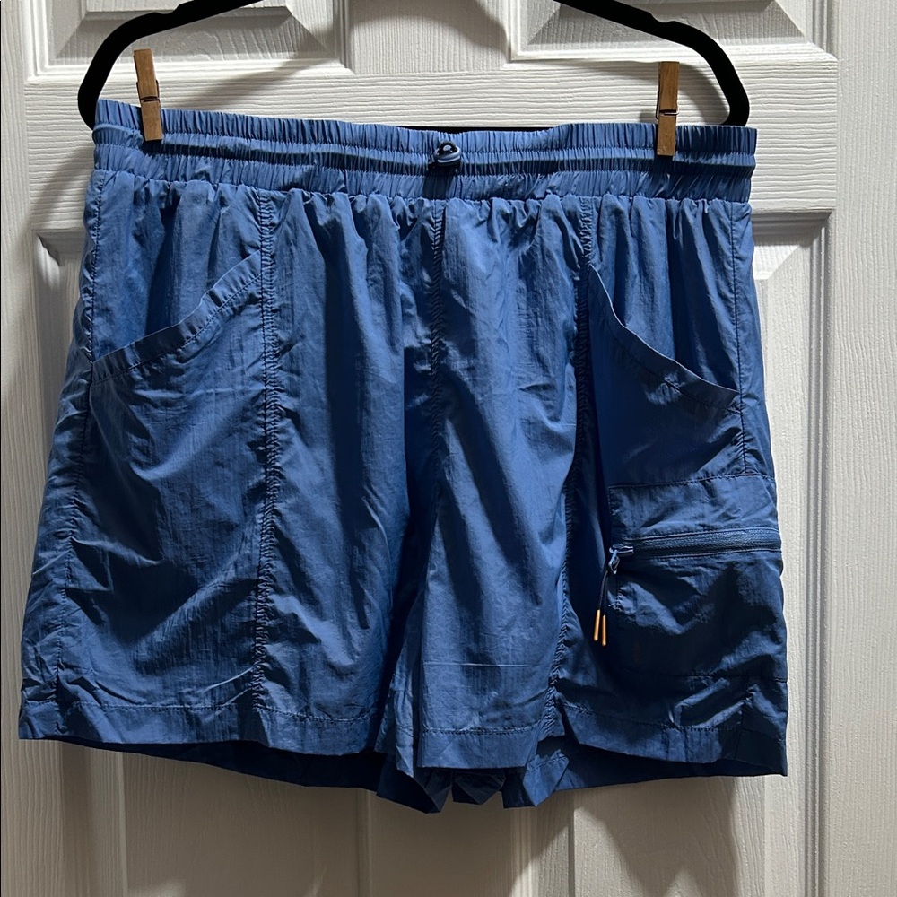 Women's Blue Athletic Shorts